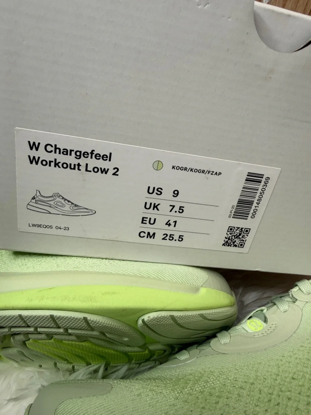 lululemon Chargfeel workout low 2 athletica Light Mint Green Women's Trainers - Picture 12 of 13